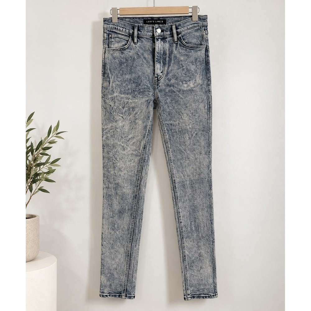 Levis Line 8 Jeans Mens 29x32 Acid‎ Wash Streetwear Y2K Indie Sleaze Skater Punk